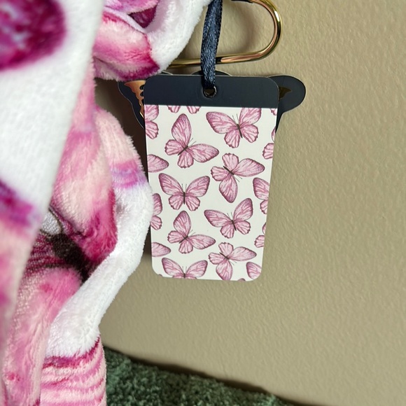 RACHEL Rachel Roy Butterfly 🦋 Throw Pink Purple & White NEW! - Picture 9 of 9